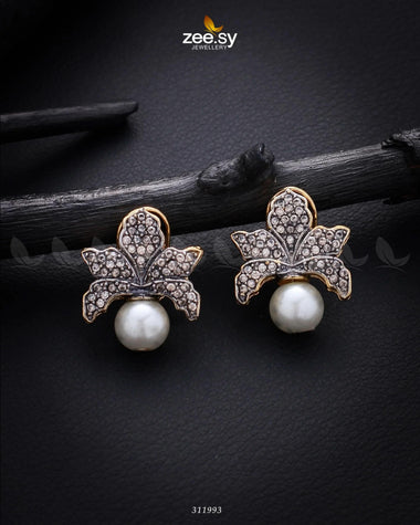 Foxglove Earrings Champagne Earrings - Zeesy Jewellery Pakistan | Premium Artificial & Imitation Jewellery