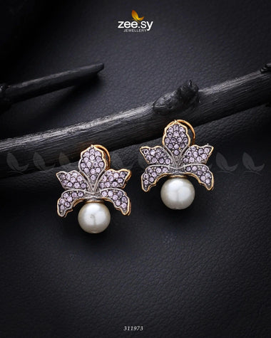 Foxglove Earrings Purple Earrings - Zeesy Jewellery Pakistan | Premium Artificial & Imitation Jewellery