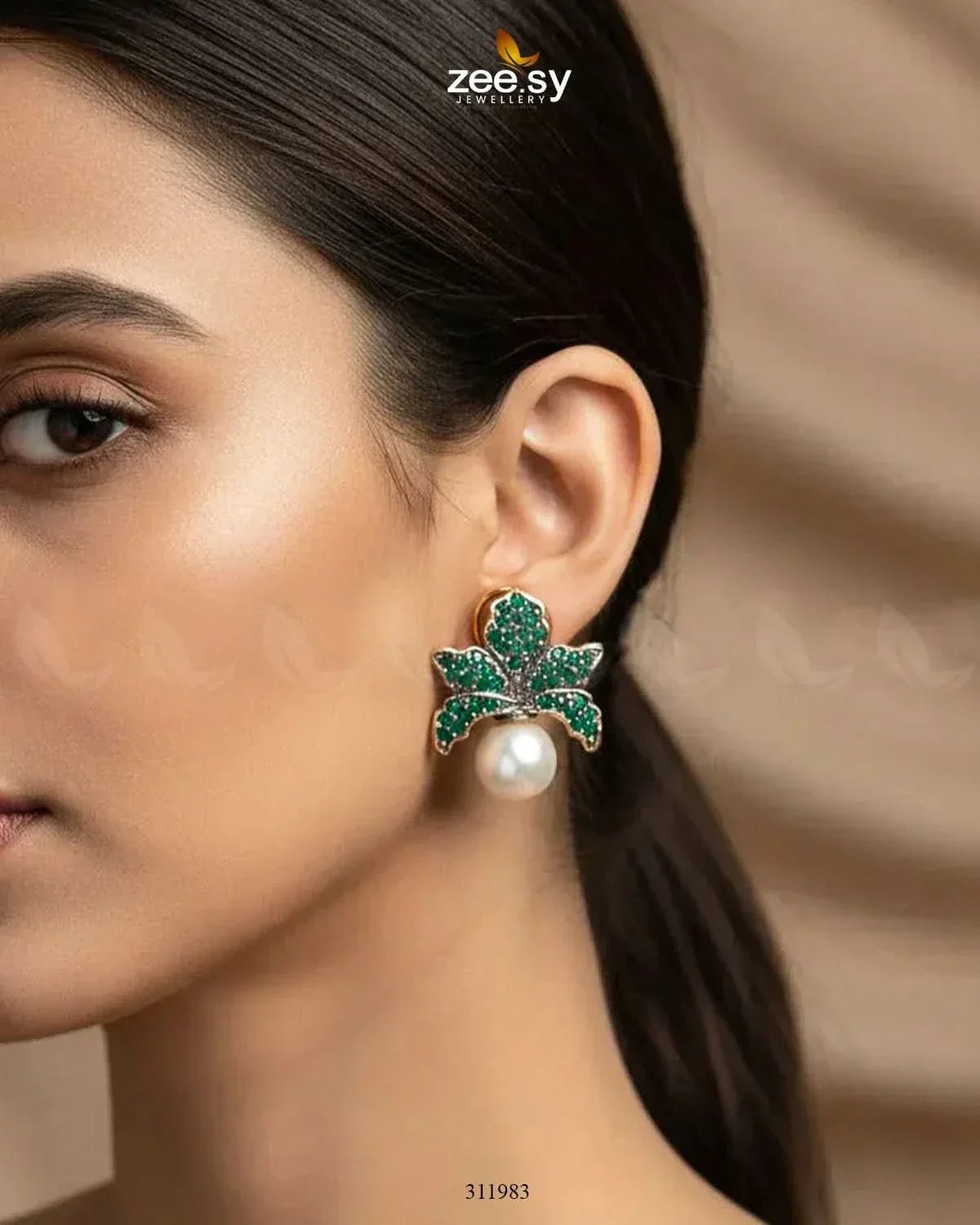 Foxglove Earrings Earrings - Zeesy Jewellery Pakistan | Premium Artificial & Imitation Jewellery