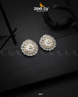 Granite Earrings White Earrings - Zeesy Jewellery Pakistan | Premium Artificial & Imitation Jewellery