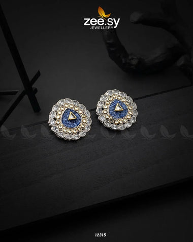Granite Earrings Blue Earrings - Zeesy Jewellery Pakistan | Premium Artificial & Imitation Jewellery