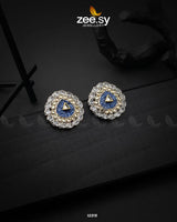 Granite Earrings Blue Earrings - Zeesy Jewellery Pakistan | Premium Artificial & Imitation Jewellery