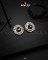 Granite Earrings Black Earrings - Zeesy Jewellery Pakistan | Premium Artificial & Imitation Jewellery