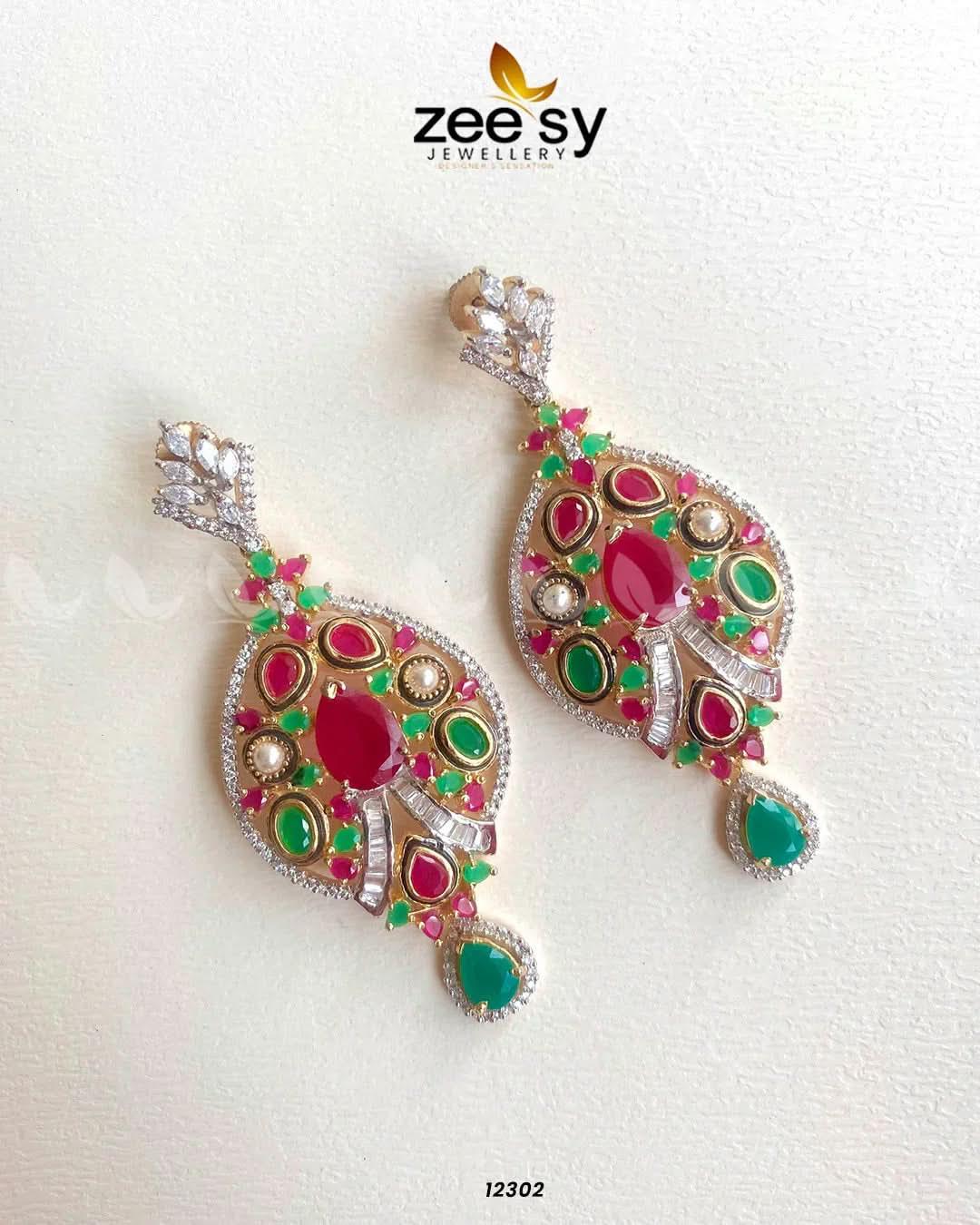 Maahru Earrings - Zeesy.pk