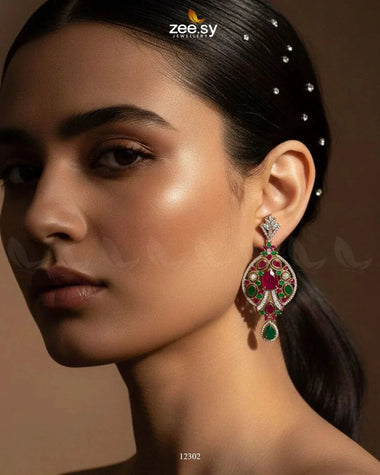 Maahru Earrings Earrings - Zeesy Jewellery Pakistan | Premium Artificial & Imitation Jewellery