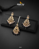 Minal's Earrings Black Earrings - Zeesy Jewellery Pakistan | Premium Artificial & Imitation Jewellery