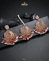 Radiance Earrings Champagne Earrings - Zeesy Jewellery Pakistan | Premium Artificial & Imitation Jewellery