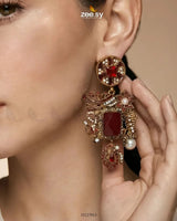 Victorian Faux Pearl Earrings Earrings - Zeesy Jewellery Pakistan | Premium Artificial & Imitation Jewellery