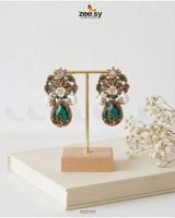 Roszir Pearl Drop Earrings Earrings - Zeesy Jewellery Pakistan | Premium Artificial & Imitation Jewellery