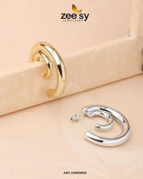 Arc Earrings Earrings - Zeesy Jewellery Pakistan | Premium Artificial & Imitation Jewellery