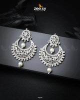 Pearl Chandeliers Earrings - Zeesy.pk