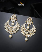 Pearl Chandeliers Earrings - Zeesy.pk