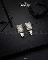 Gravel Earrings White Earrings - Zeesy Jewellery Pakistan | Premium Artificial & Imitation Jewellery