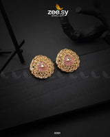 Pebble Earrings Pink Earrings - Zeesy Jewellery Pakistan | Premium Artificial & Imitation Jewellery