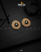 Pebble Earrings Black Earrings - Zeesy Jewellery Pakistan | Premium Artificial & Imitation Jewellery