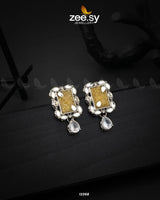 Agate Studs Earrings - Zeesy.pk
