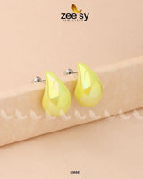 Clarkia Earrings Yellow Earrings - Zeesy Jewellery Pakistan | Premium Artificial & Imitation Jewellery