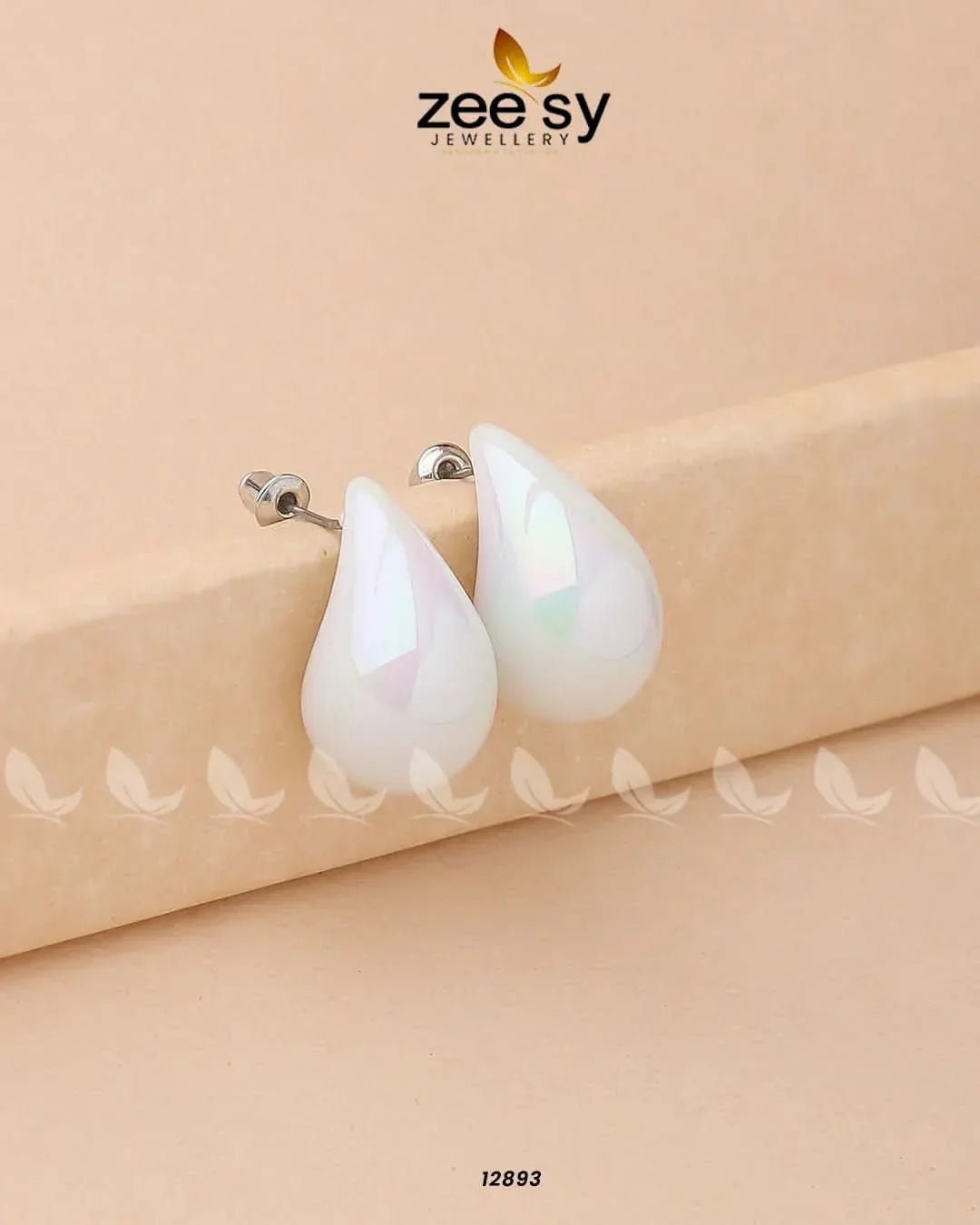 Clarkia Earrings White Earrings - Zeesy Jewellery Pakistan | Premium Artificial & Imitation Jewellery