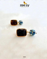 Petite Gems Earrings Black Earrings - Zeesy Jewellery Pakistan | Premium Artificial & Imitation Jewellery
