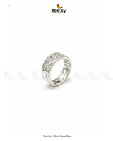 Dazzling Micro Stone Ring Finger Ring - Zeesy Jewellery Pakistan | Premium Artificial & Imitation Jewellery
