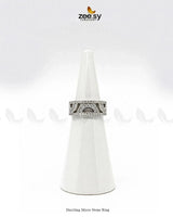 Dazzling Micro Stone Ring Finger Ring - Zeesy Jewellery Pakistan | Premium Artificial & Imitation Jewellery