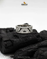Dazzling Micro Stone Ring Finger Ring - Zeesy Jewellery Pakistan | Premium Artificial & Imitation Jewellery