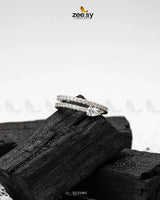 Pear Cut Lab Cluster Vortex Ring Finger Ring - Zeesy Jewellery Pakistan | Premium Artificial & Imitation Jewellery