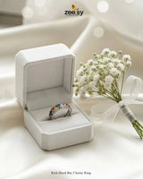 Rich Hued Bar Cluster Ring Finger Ring - Zeesy Jewellery Pakistan | Premium Artificial & Imitation Jewellery