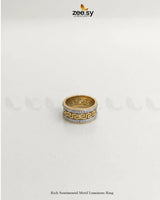 Rich Sentimental Motif Luminous Ring Finger Ring - Zeesy Jewellery Pakistan | Premium Artificial & Imitation Jewellery