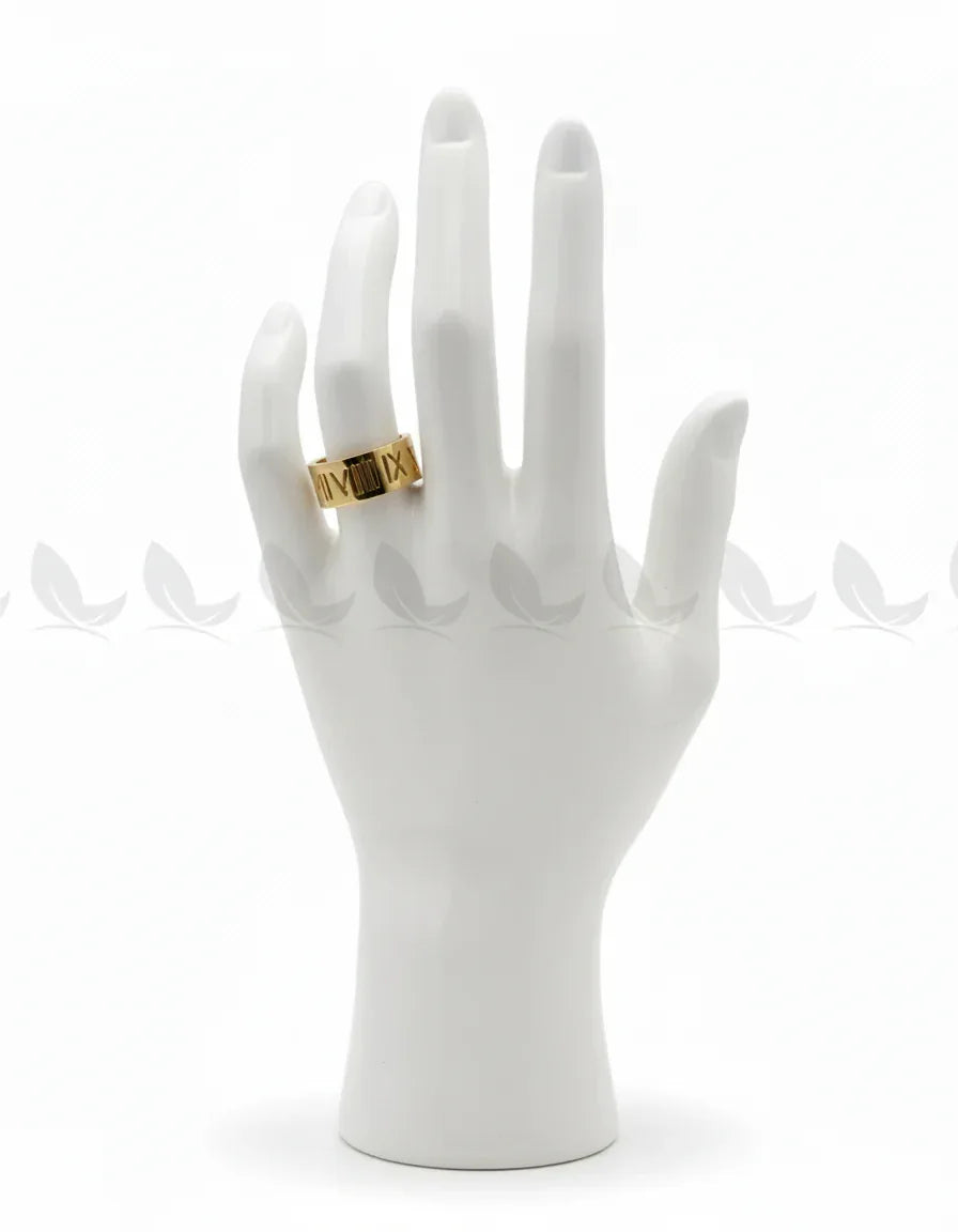 Roman Grandeur Statement Ring Finger Ring - Zeesy Jewellery Pakistan | Premium Artificial & Imitation Jewellery