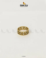 Timeless Geometric Openwork Ring Finger Ring - Zeesy Jewellery Pakistan | Premium Artificial & Imitation Jewellery