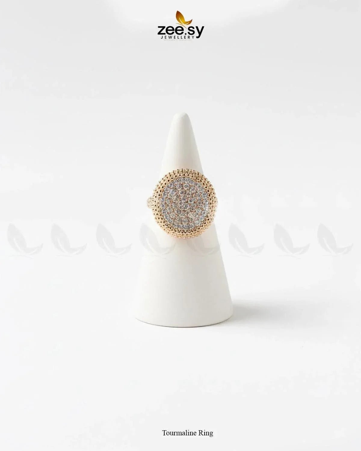 Tourmaline Ring Finger Ring - Zeesy Jewellery Pakistan | Premium Artificial & Imitation Jewellery