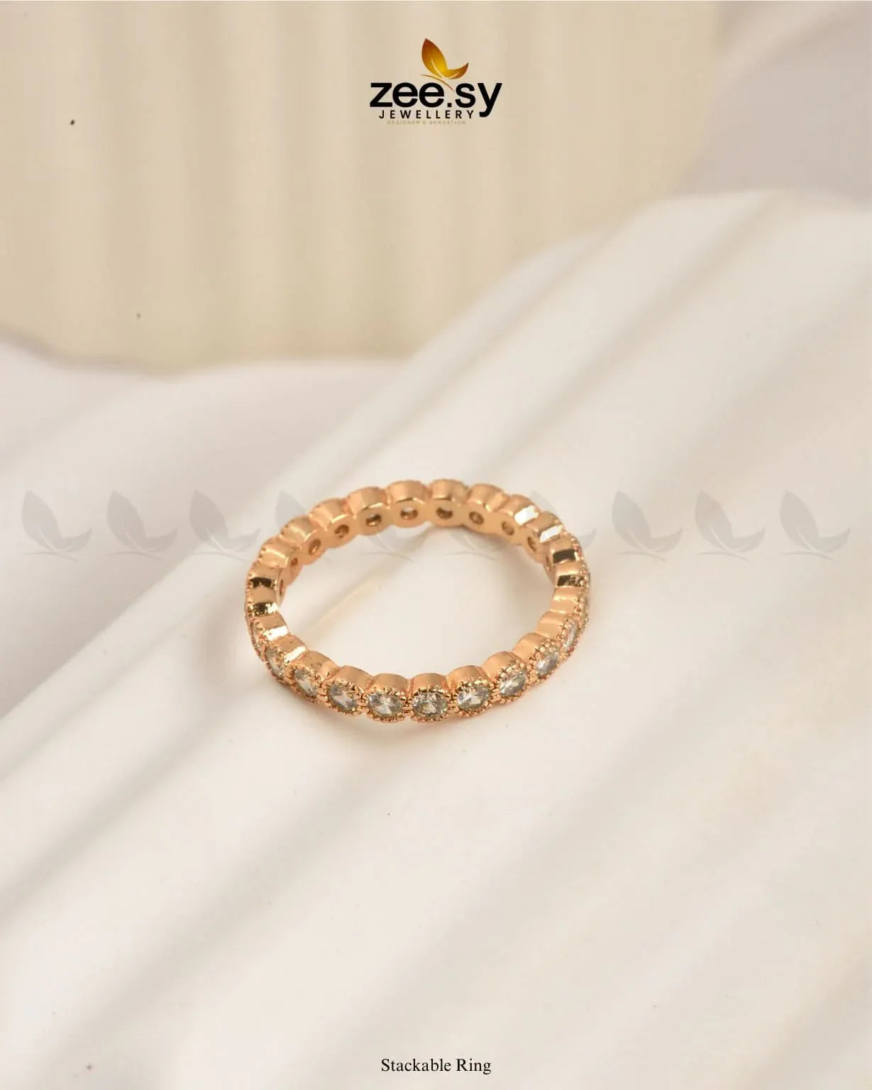 Stackable Ring Finger Ring - Zeesy Jewellery Pakistan | Premium Artificial & Imitation Jewellery