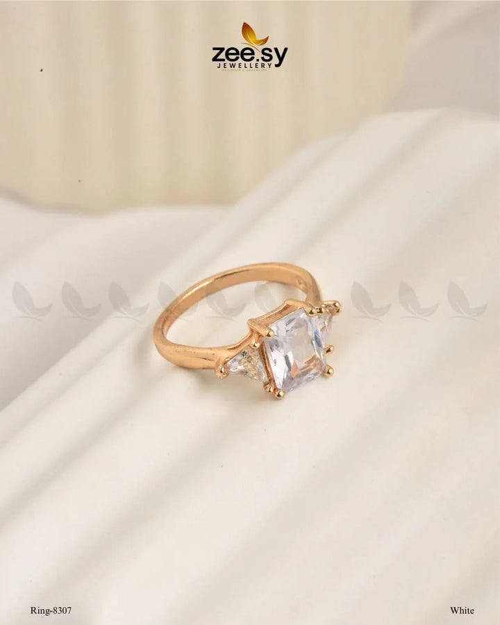 Ring-8307 White Finger Ring - Zeesy Jewellery Pakistan | Premium Artificial & Imitation Jewellery