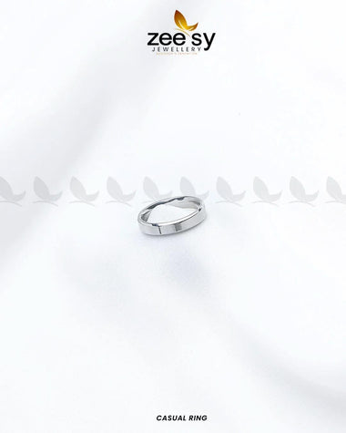 Casual Ring Silver Finger Ring - Zeesy Jewellery Pakistan | Premium Artificial & Imitation Jewellery