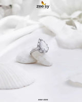 Ring-8305 Silver Finger Ring - Zeesy Jewellery Pakistan | Premium Artificial & Imitation Jewellery