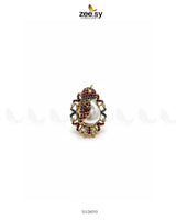 Embellished Turkish Fancy Ring Finger Ring - Zeesy Jewellery Pakistan | Premium Artificial & Imitation Jewellery