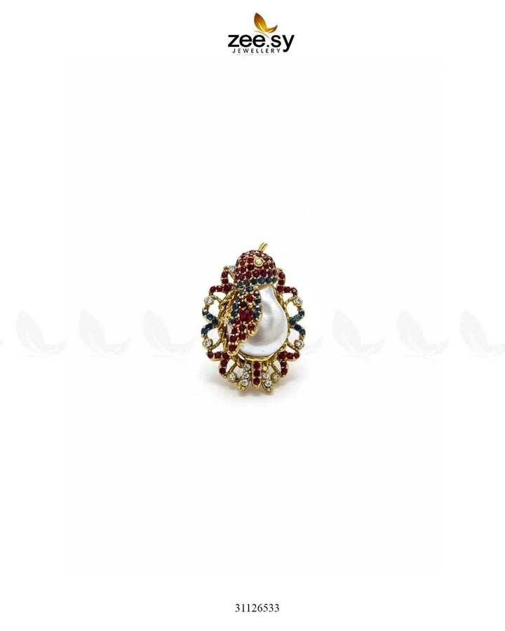 Embellished Turkish Fancy Ring Finger Ring - Zeesy Jewellery Pakistan | Premium Artificial & Imitation Jewellery