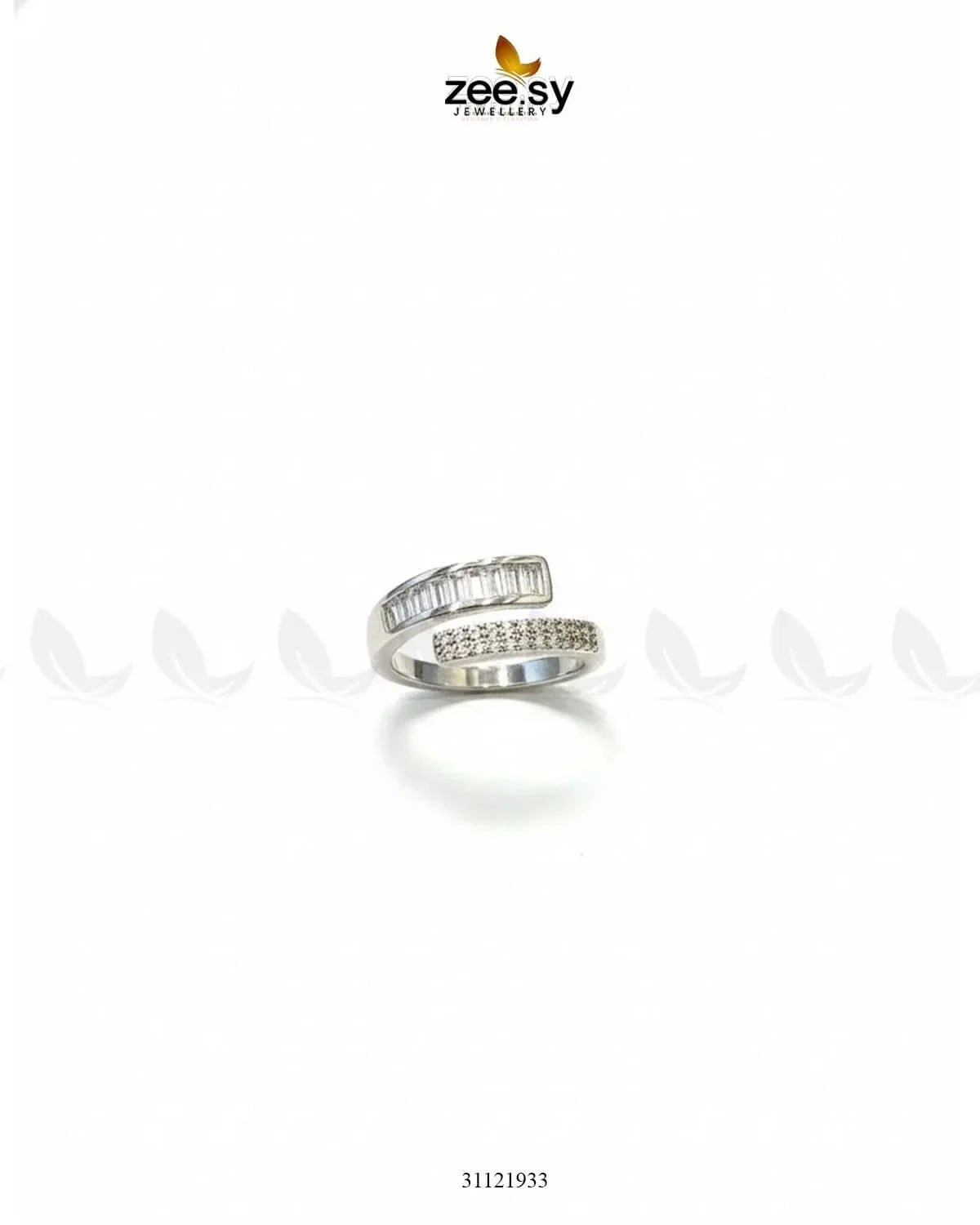 Eternity Pave Crystal Ring Finger Ring - Zeesy Jewellery Pakistan | Premium Artificial & Imitation Jewellery