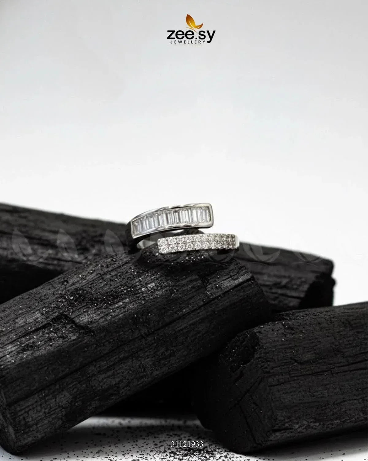 Eternity Pave Crystal Ring Finger Ring - Zeesy Jewellery Pakistan | Premium Artificial & Imitation Jewellery