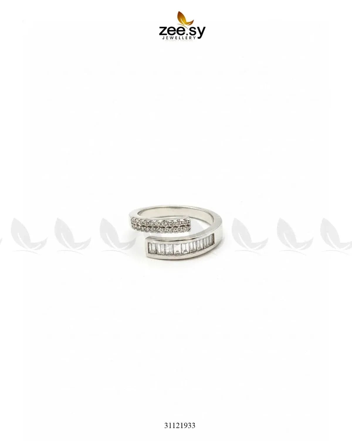 Eternity Pave Crystal Ring Finger Ring - Zeesy Jewellery Pakistan | Premium Artificial & Imitation Jewellery