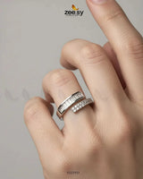 Eternity Pave Crystal Ring Finger Ring - Zeesy Jewellery Pakistan | Premium Artificial & Imitation Jewellery