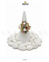 Flower Brooch Turkish Style Ring Finger Ring - Zeesy Jewellery Pakistan | Premium Artificial & Imitation Jewellery