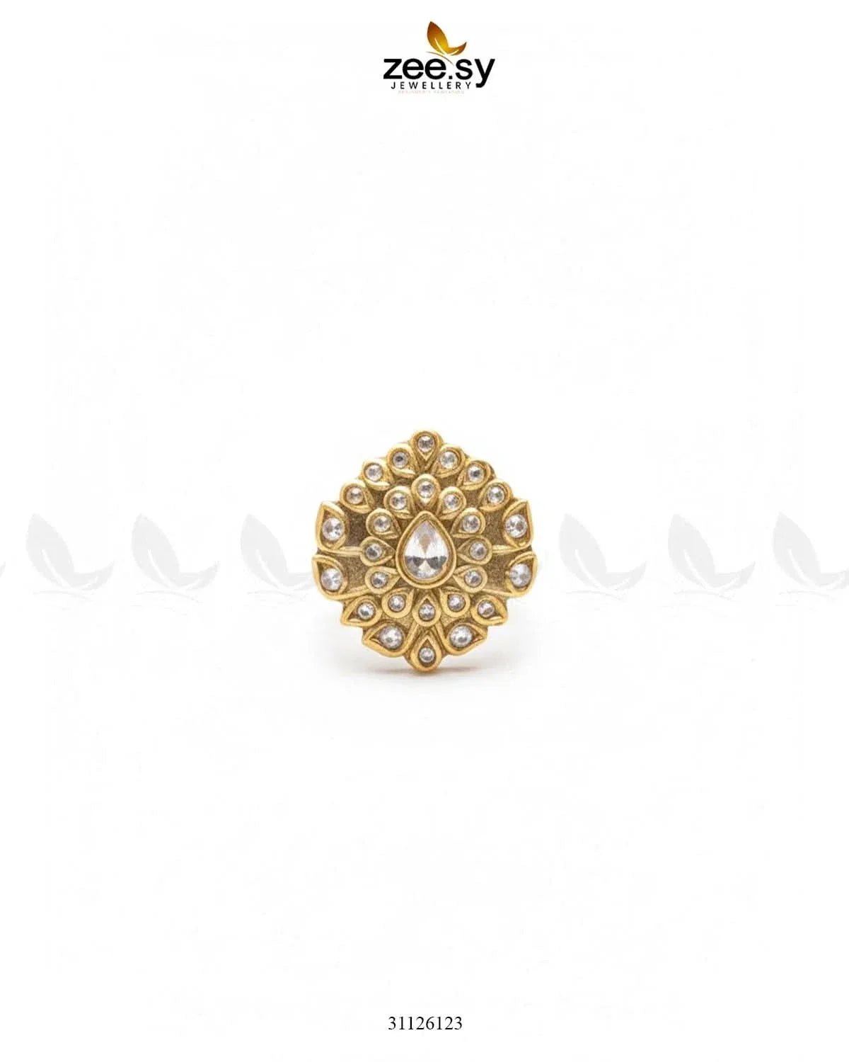 Precious Intricate Lineage Circlet Ring Finger Ring - Zeesy Jewellery Pakistan | Premium Artificial & Imitation Jewellery