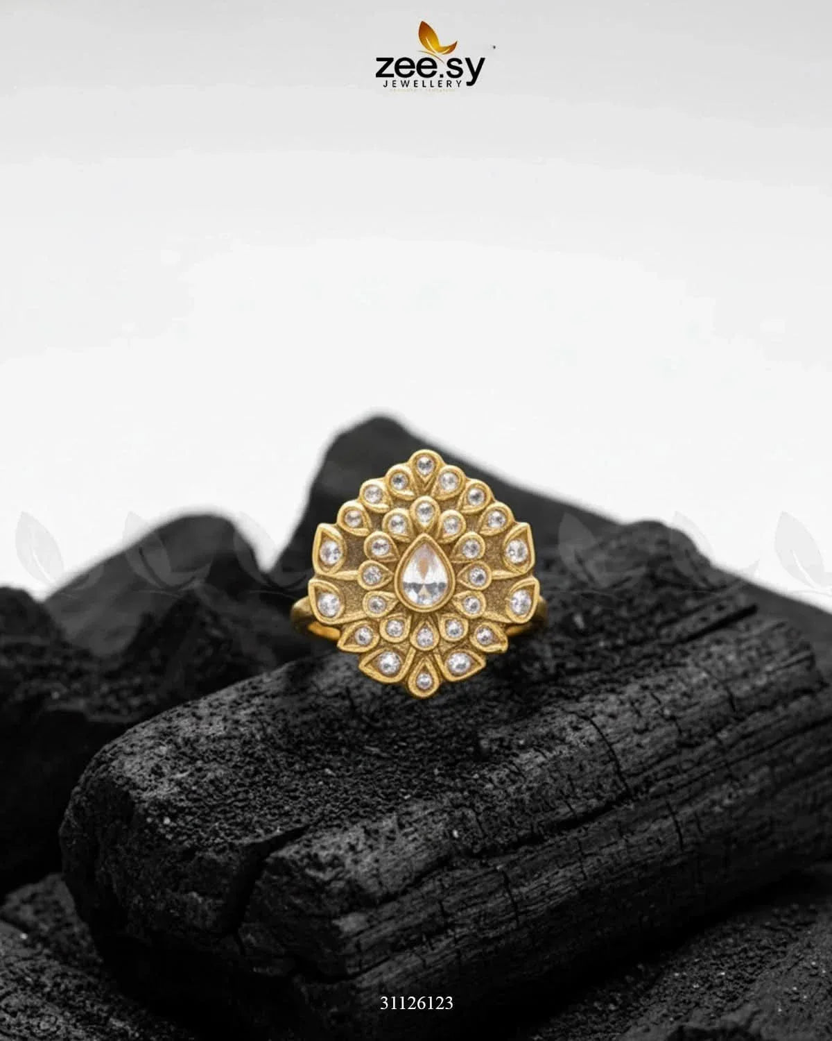 Precious Intricate Lineage Circlet Ring Finger Ring - Zeesy Jewellery Pakistan | Premium Artificial & Imitation Jewellery