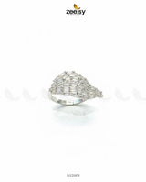 Radiant Sterling Cluster Ring Finger Ring - Zeesy Jewellery Pakistan | Premium Artificial & Imitation Jewellery