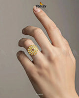Rich Sentimental Balance Adornment Ring Finger Ring - Zeesy Jewellery Pakistan | Premium Artificial & Imitation Jewellery