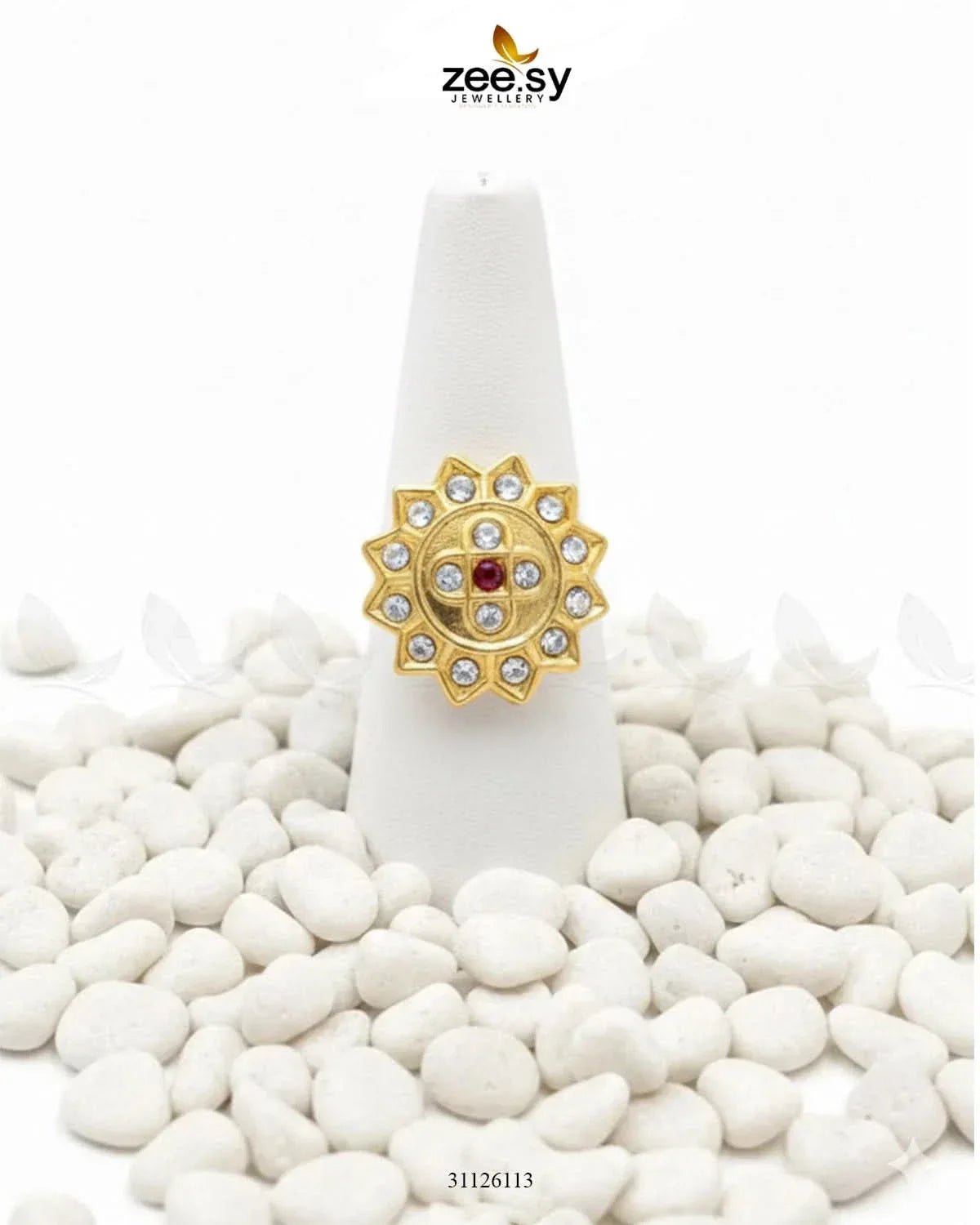 Rich Sentimental Balance Adornment Ring Finger Ring - Zeesy Jewellery Pakistan | Premium Artificial & Imitation Jewellery