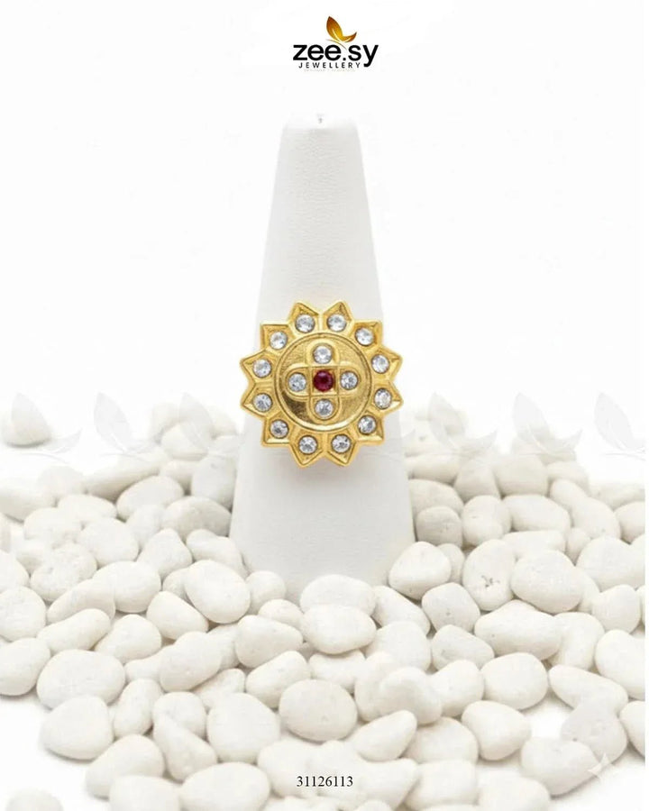 Rich Sentimental Balance Adornment Ring Finger Ring - Zeesy Jewellery Pakistan | Premium Artificial & Imitation Jewellery