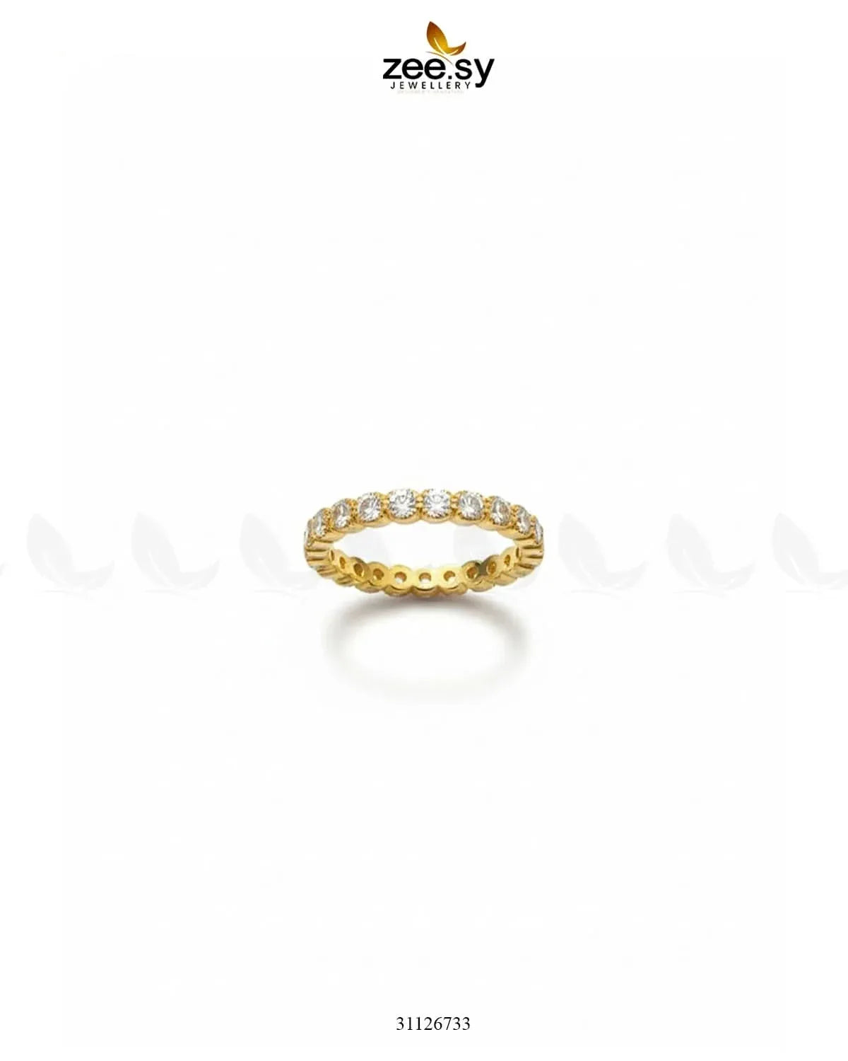 Single Claw Eternity Ring Finger Ring - Zeesy Jewellery Pakistan | Premium Artificial & Imitation Jewellery
